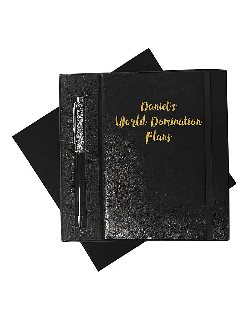 Personalised Notebook and Pen Personalised Notebook and Pen