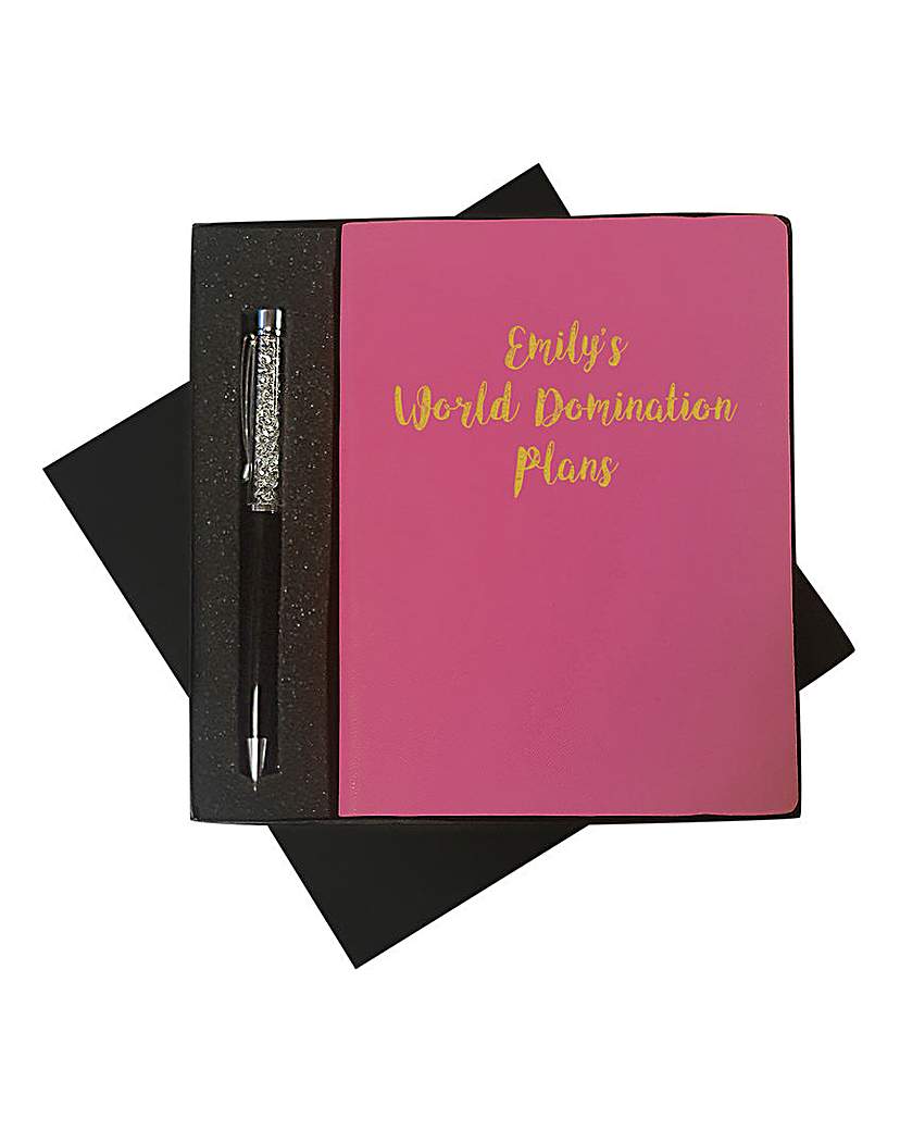 Personalised Notebook and Pen Personalised Notebook and Pen