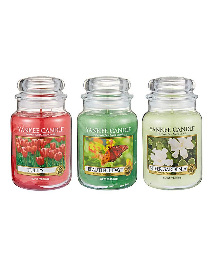 Yankee Candle Set of 3 Large Jars Yankee Candle Set of 3 Large Jars