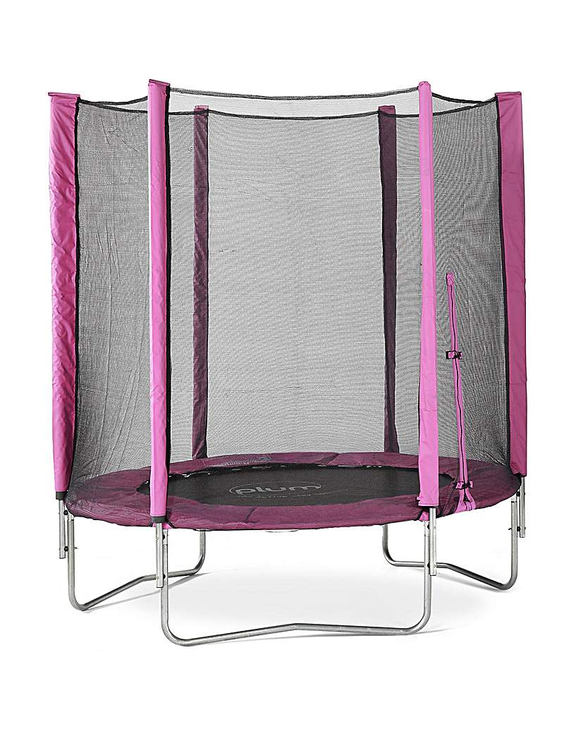 Plum 6ft Pink Trampoline & Enclosure Plum 6ft Pink Trampoline & Enclosure