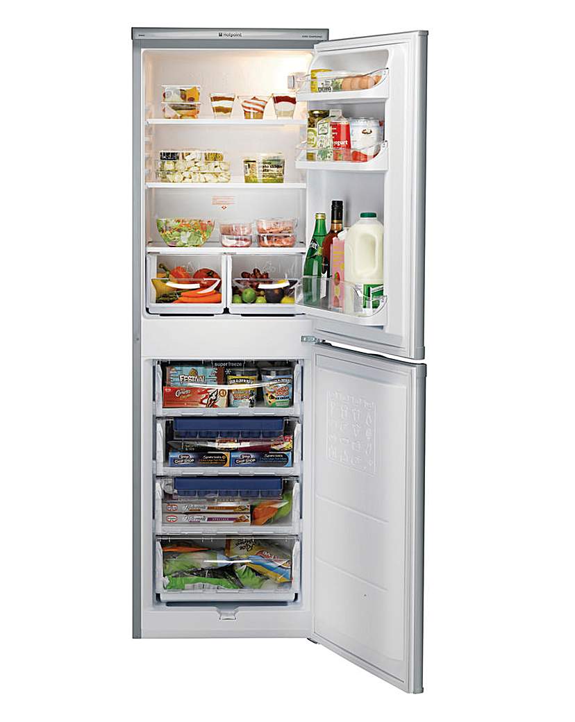 Hotpoint 50/50 Fridge Freezer Silver Hotpoint 50/50 Fridge Freezer Silver