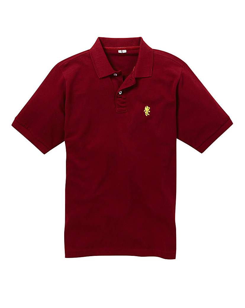 Capsule Wine Embroidered Polo Long Capsule Wine Embroidered Polo Long