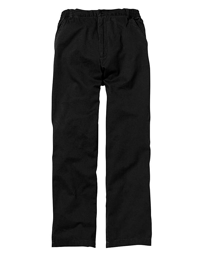 Premier Man Side Elastic Trousers 27in Premier Man Side Elastic Trousers 27in