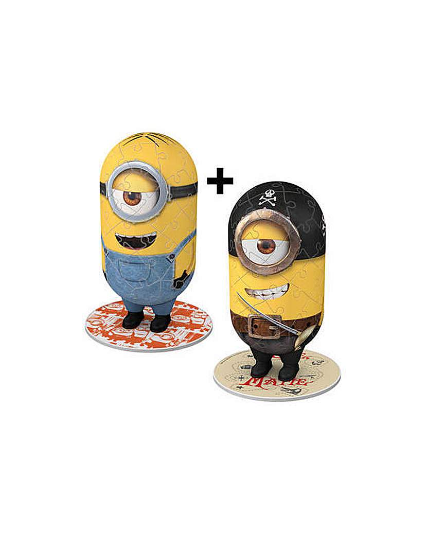 Minions 3D Puzzle Twin Pack. Minions 3D Puzzle Twin Pack.