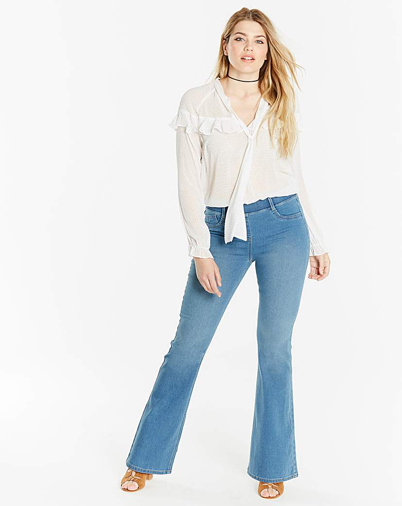 Erin Pull-On Bootcut Jeggings Long Erin Pull-On Bootcut Jeggings Long