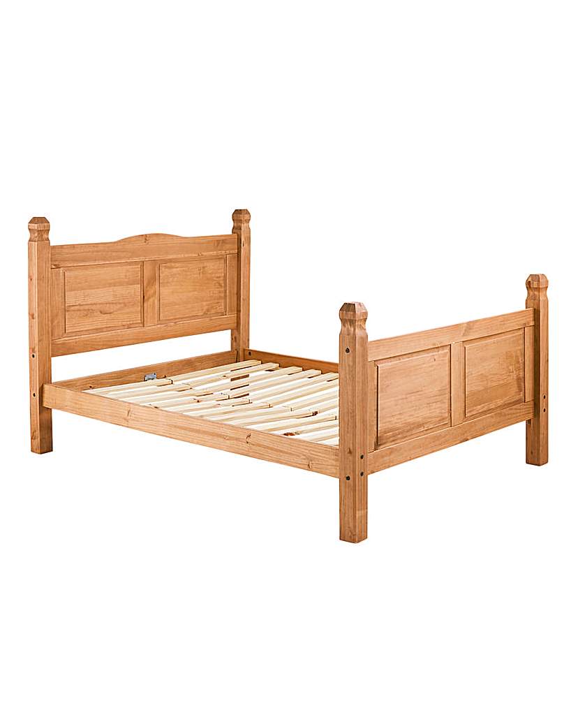 Corona Solid Pine Kingsize Bedstead Corona Solid Pine Kingsize Bedstead