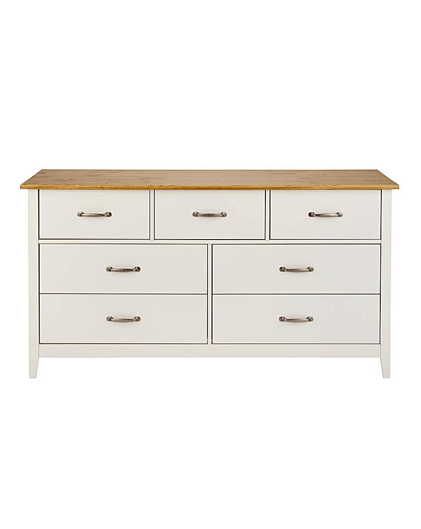 Somerset 3+4 Drawer Wide Chest Somerset 3+4 Drawer Wide Chest