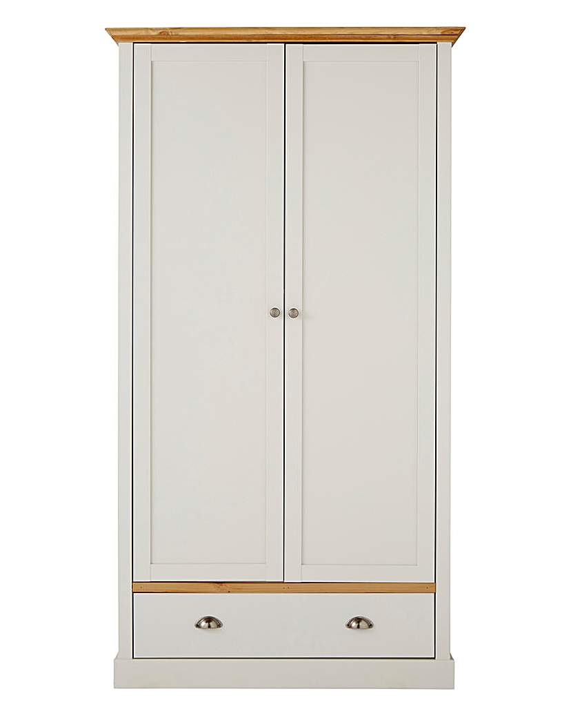 York 2 Door 1 Drawer Wardrobe York 2 Door 1 Drawer Wardrobe