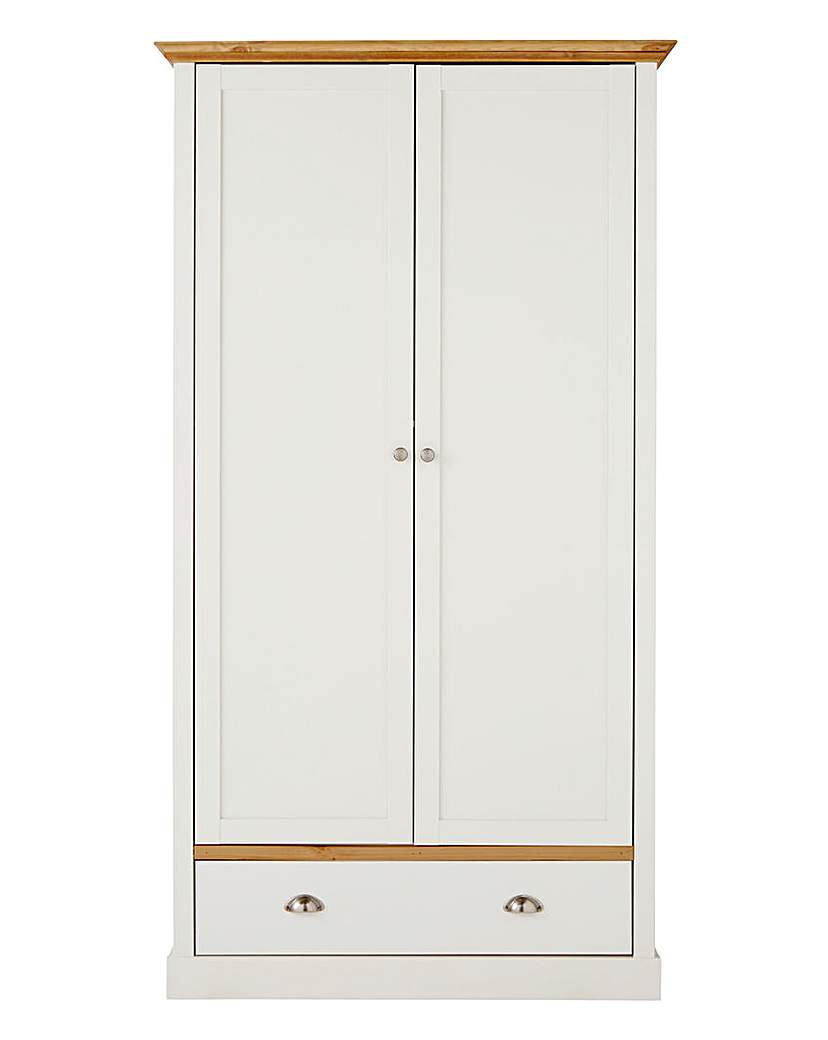 York 2 Door 1 Drawer Wardrobe York 2 Door 1 Drawer Wardrobe