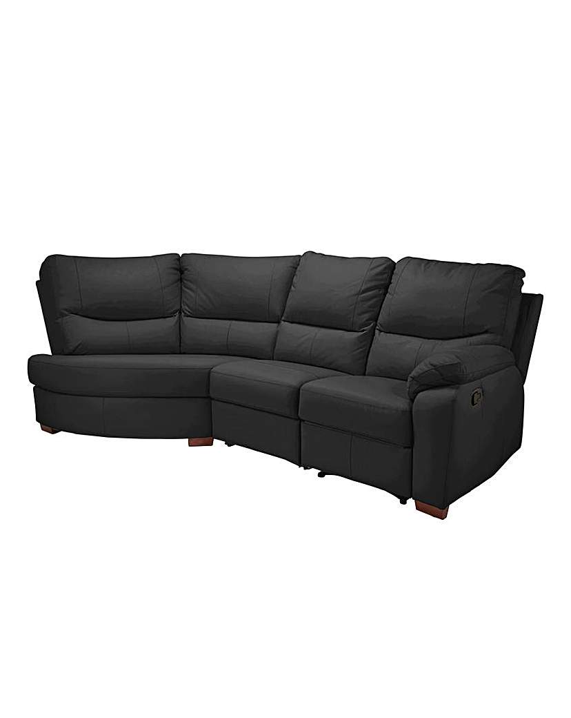 Napoli Leather Left Hand Recliner Corner Napoli Leather Left Hand Recliner Corner