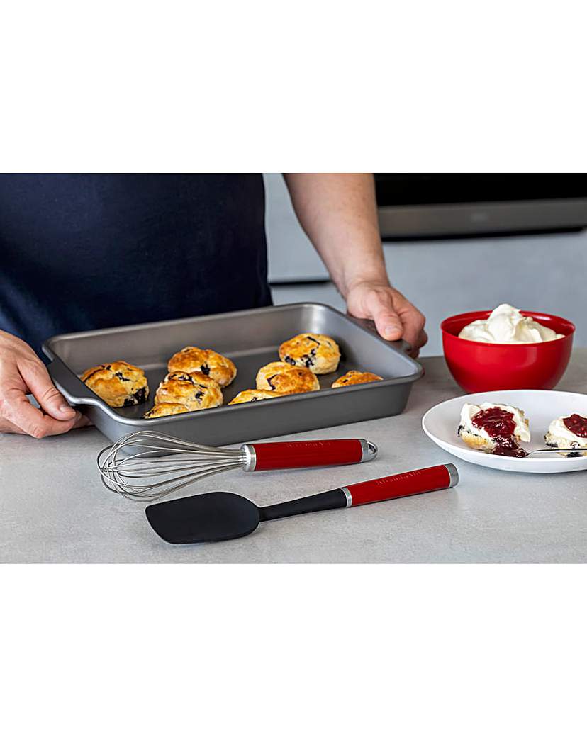 KitchenAid Red Spoon & Whisk Baking Set