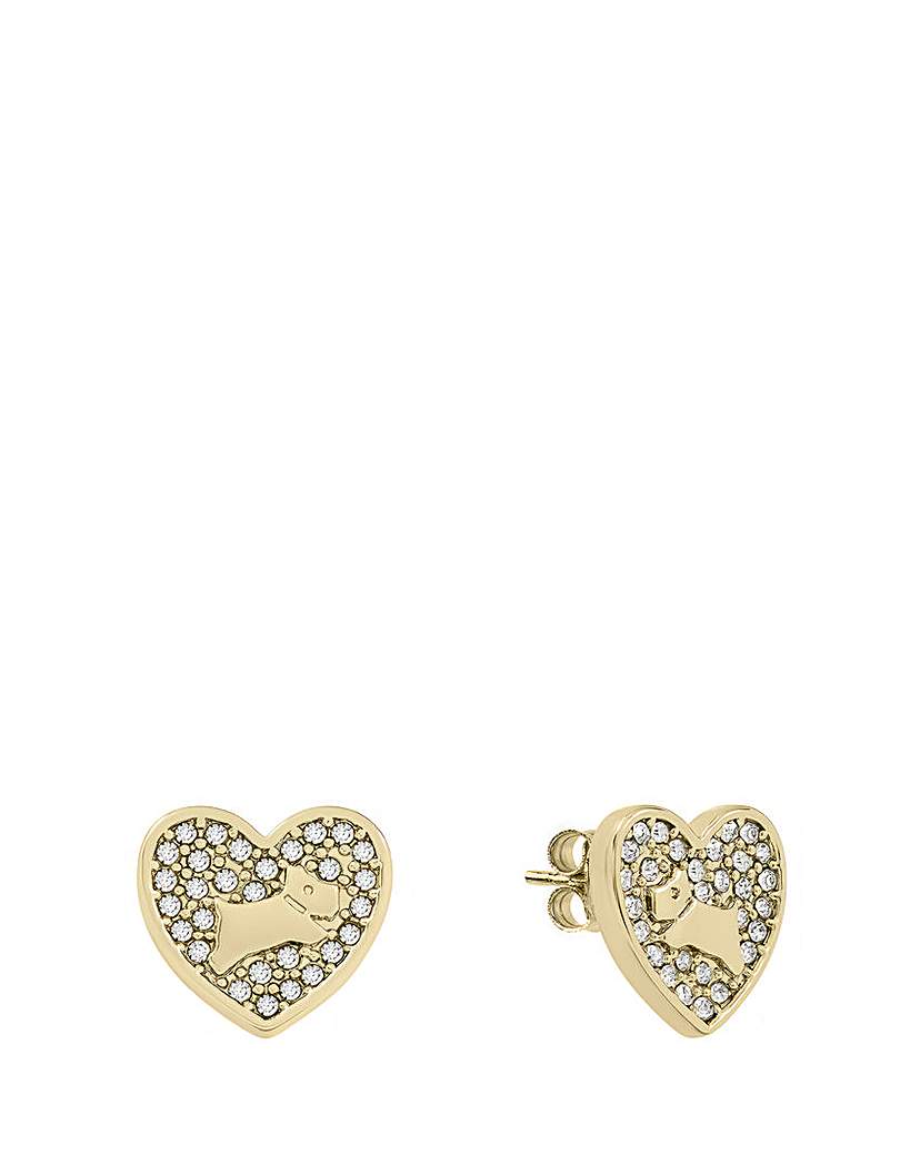 Radley 18ct Gold Plated Heart Earrings