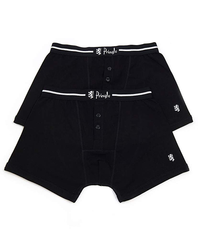 Pringle Pack of 2 Button Fly Boxers Pringle Pack of 2 Button Fly Boxers