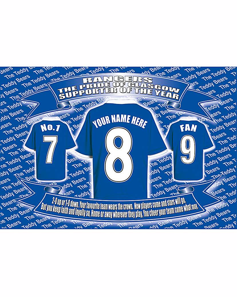 Personalised Football Shirt Laptray Personalised Football Shirt Laptray