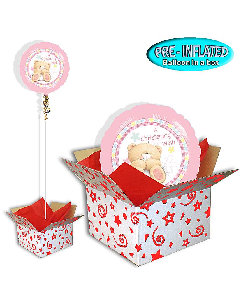 Forever Friends Pink Christening Balloon Forever Friends Pink Christening Balloon