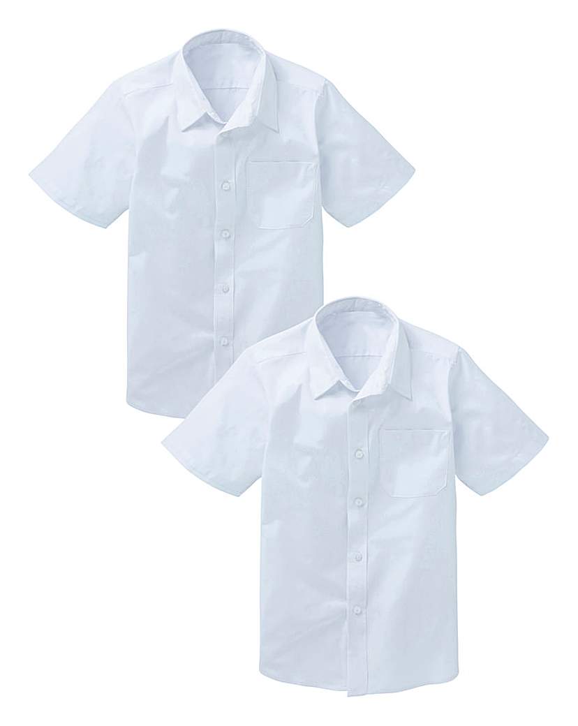 Boys Pack of Two Short Sleeve Shirts Boys Pack of Two Short Sleeve Shirts