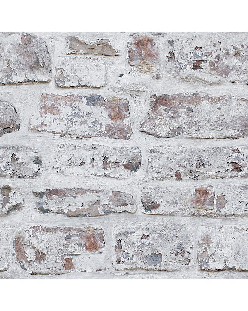 Arthouse Whitewashed Wall Wallpaper Arthouse Whitewashed Wall Wallpaper