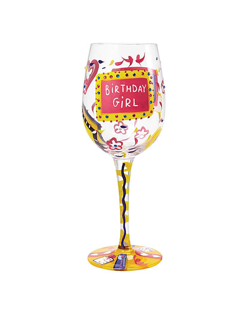 Lolita Birthday Girl Standard Wine Glass Lolita Birthday Girl Standard Wine Glass
