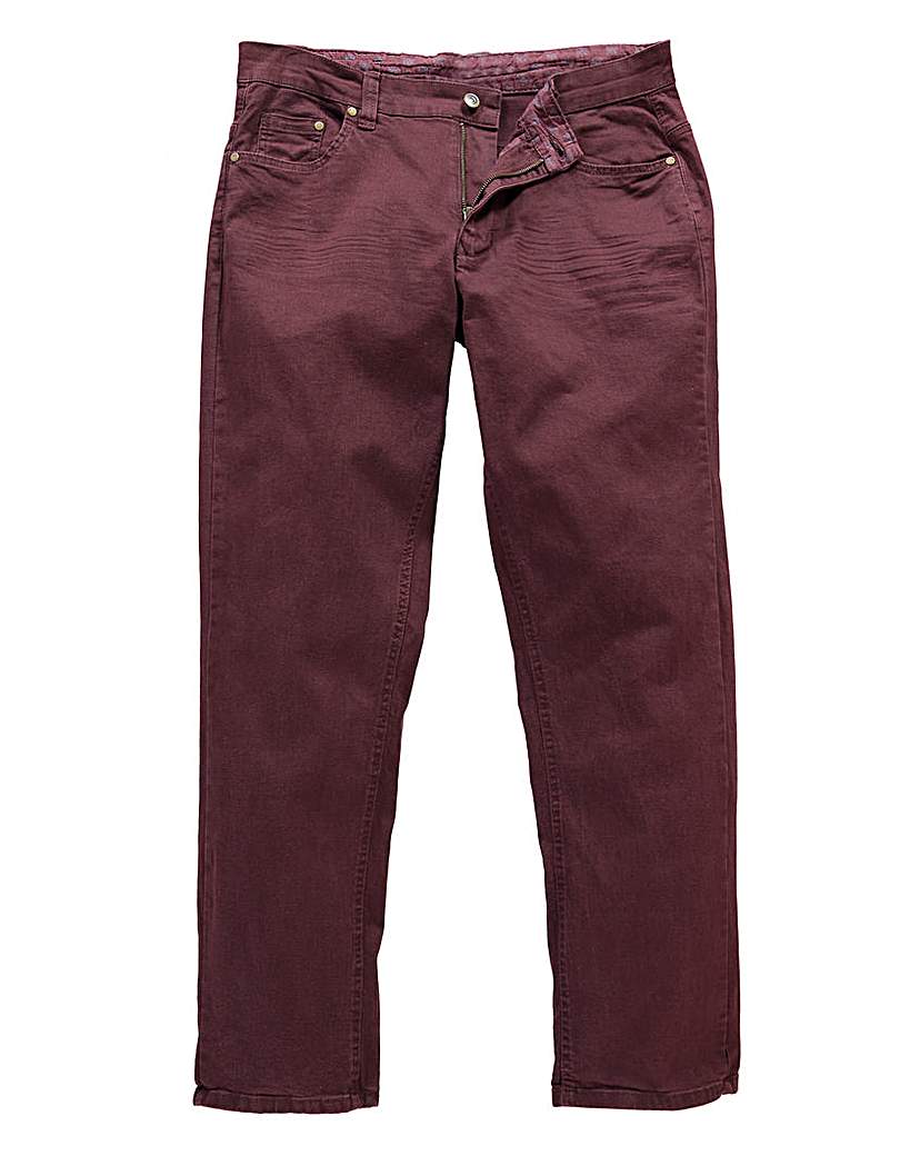 UNION BLUES Wine Gaberdine Jeans 29in UNION BLUES Wine Gaberdine Jeans 29in