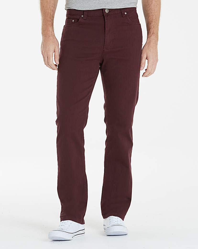 UNION BLUES Wine Gaberdine Jeans 31in UNION BLUES Wine Gaberdine Jeans 31in