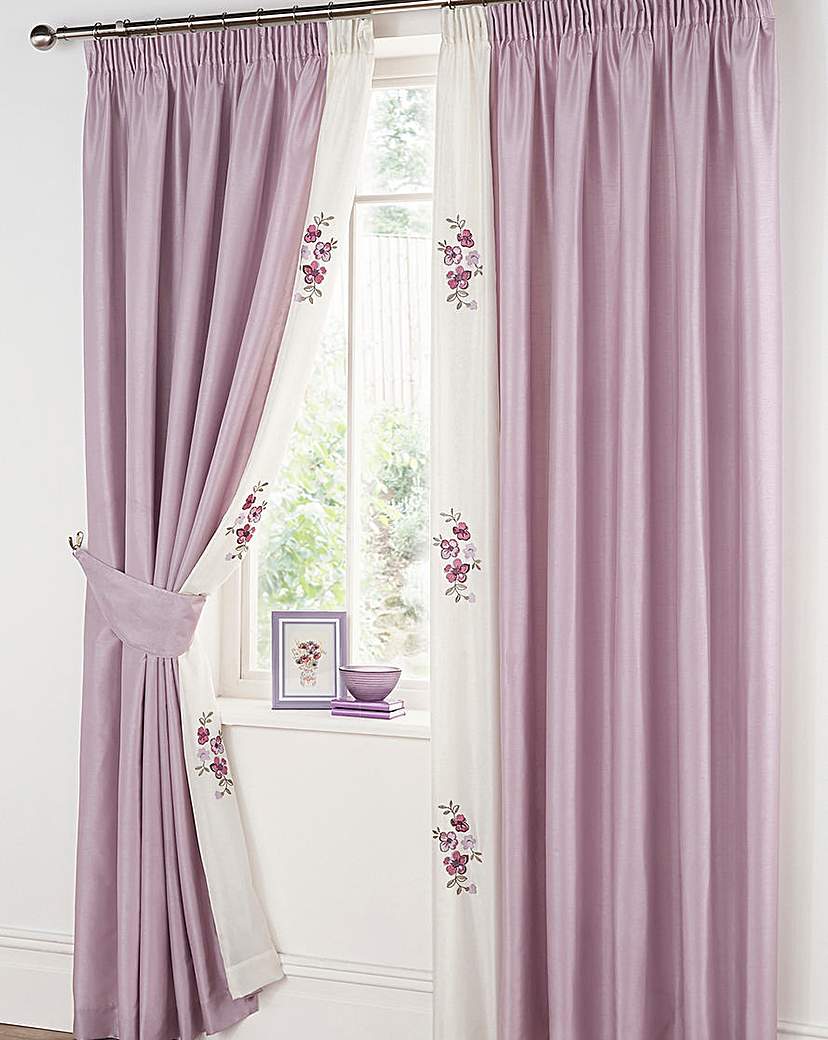 Chloe Lined Curtains & Tie Backs Chloe Lined Curtains & Tie Backs