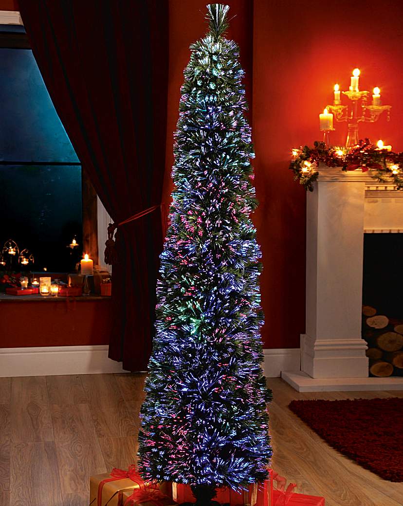 Green Fibre Optic Pencil Tree Green Fibre Optic Pencil Tree