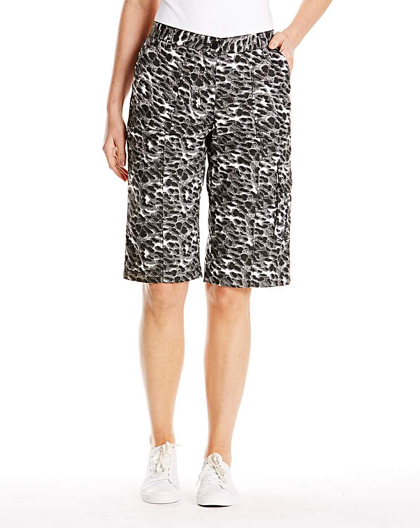 Animal Print Combat Shorts Toptags