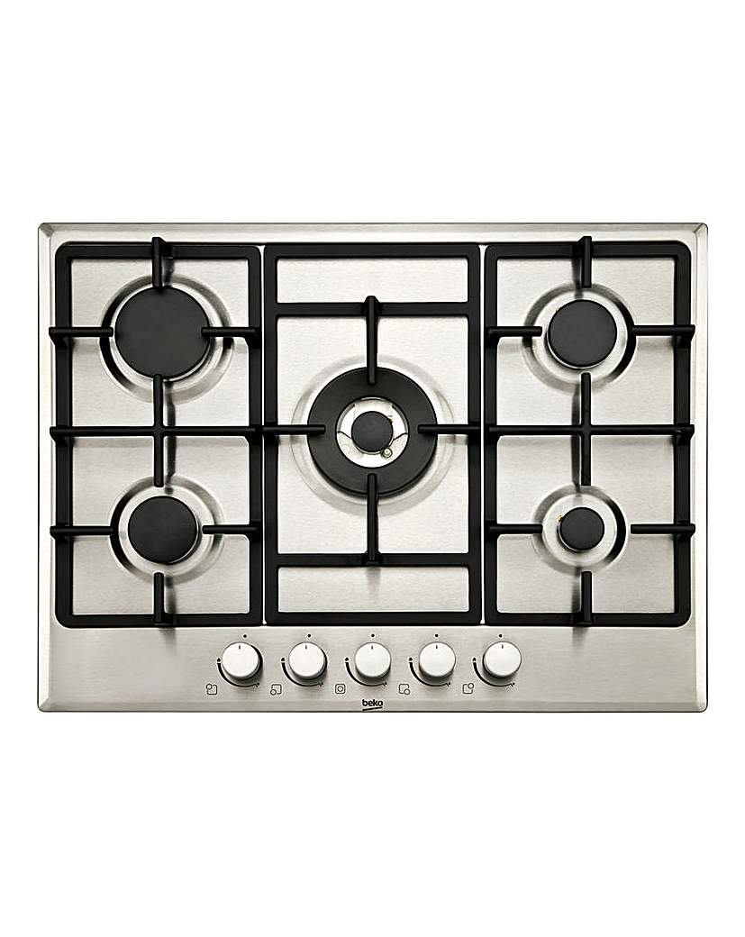 Beko 70cm Gas Hob Stainless Steel Beko 70cm Gas Hob Stainless Steel