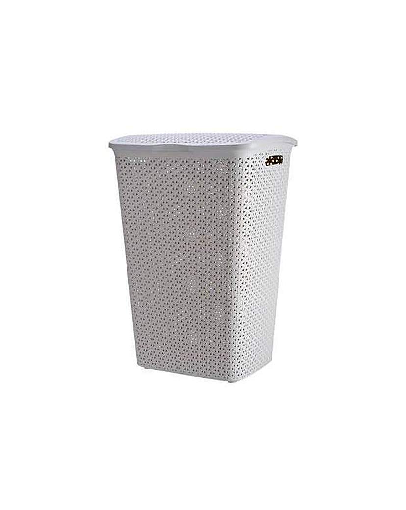 Curver 55 Litre Laundry Hamper - Cream. Curver 55 Litre Laundry Hamper - Cream.