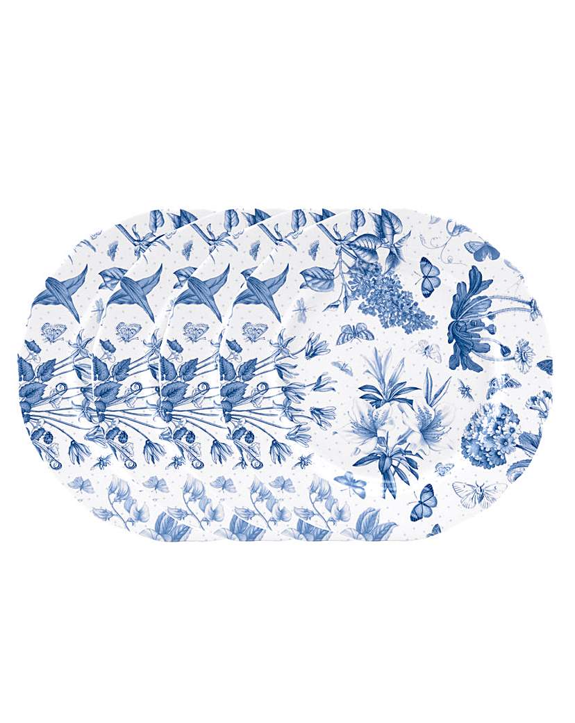 Portmeirion Botanic Blue 4 x Side Plates Portmeirion Botanic Blue 4 x Side Plates