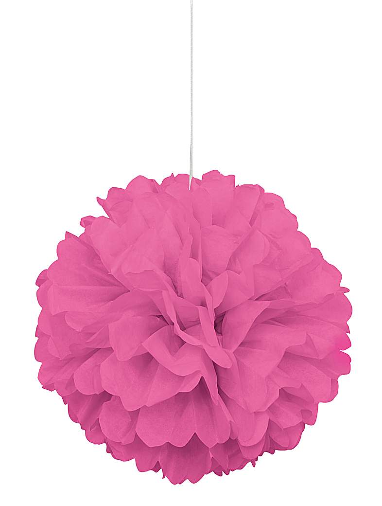 Paper Decorations Puff Balls 16" x 3 Paper Decorations Puff Balls 16" x 3