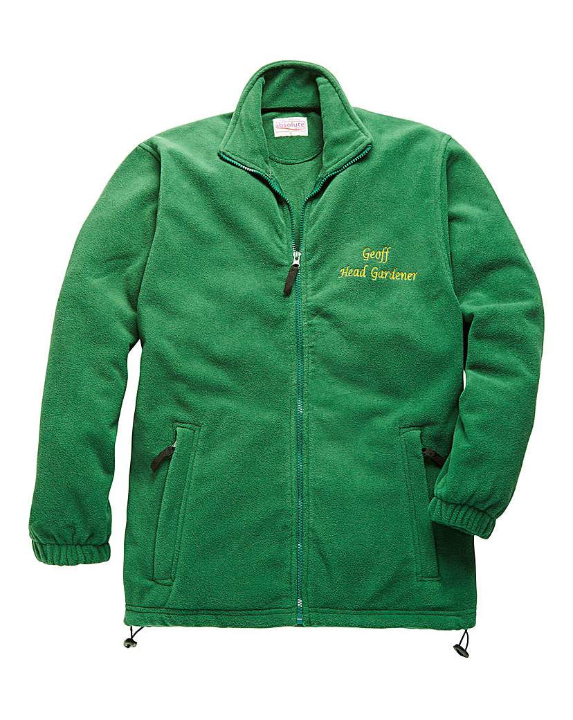 Personalised Head Gardener Zip Up Fleece Personalised Head Gardener Zip Up Fleece
