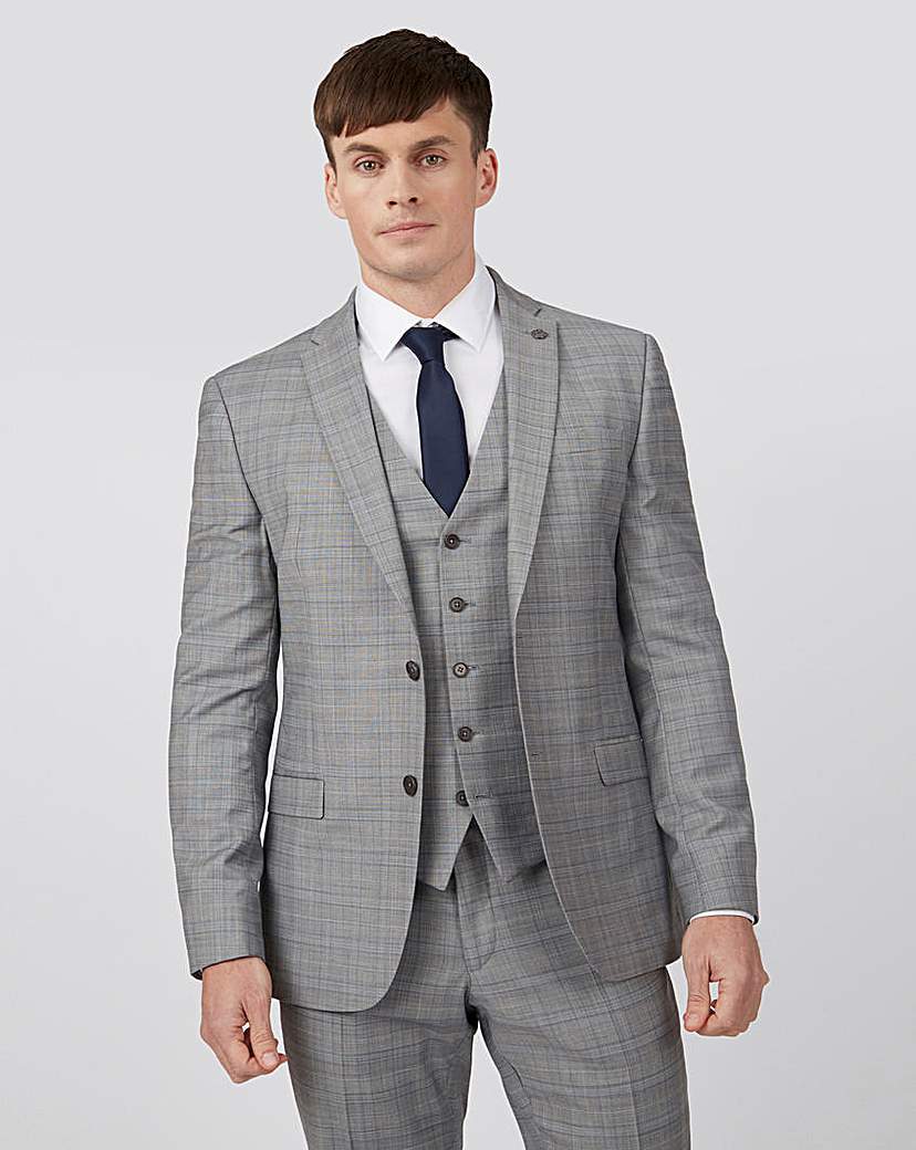 Ted Baker Slim Fit Pow Check Jacket