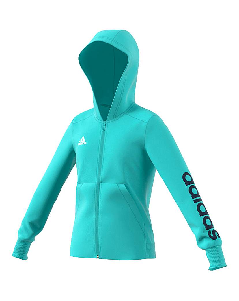 adidas Youth Girls Full Zip Hoodie adidas Youth Girls Full Zip Hoodie