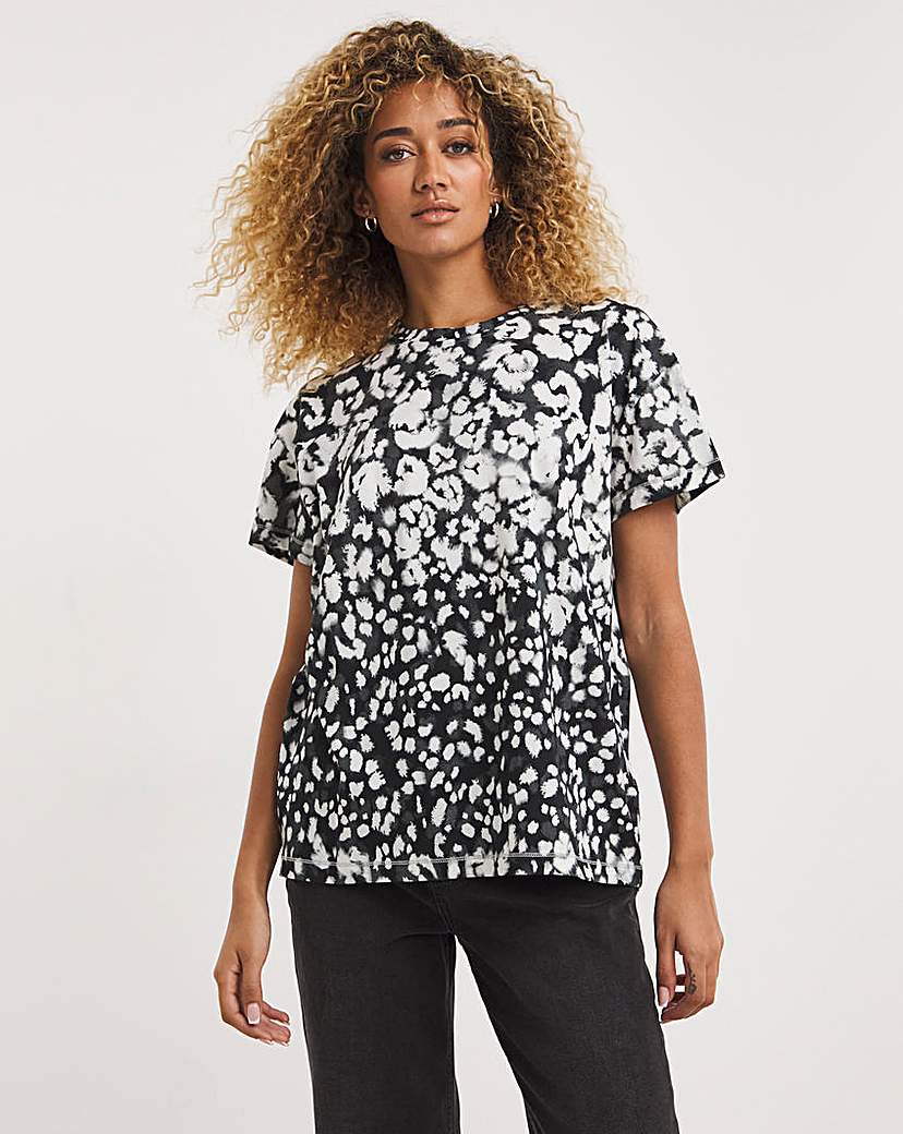 Religion Feral Printed Jersey Top