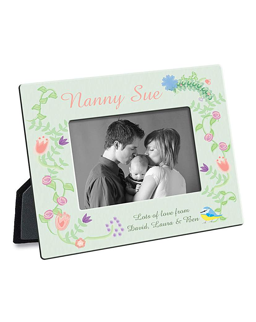 Personalised Floral Garden Photo Frame Personalised Floral Garden Photo Frame