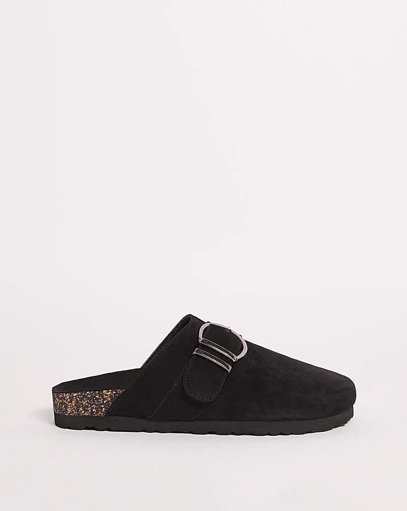 Closed Toe Footbed Shoes Wide
