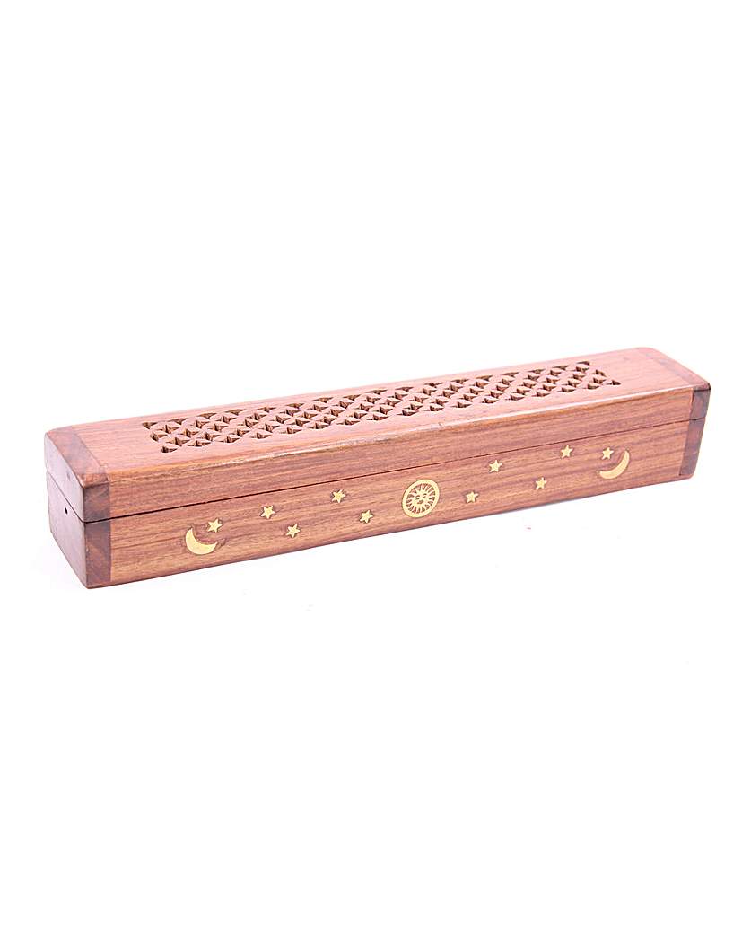 Decorative Sheesham Wood Box Stars Decorative Sheesham Wood Box Stars