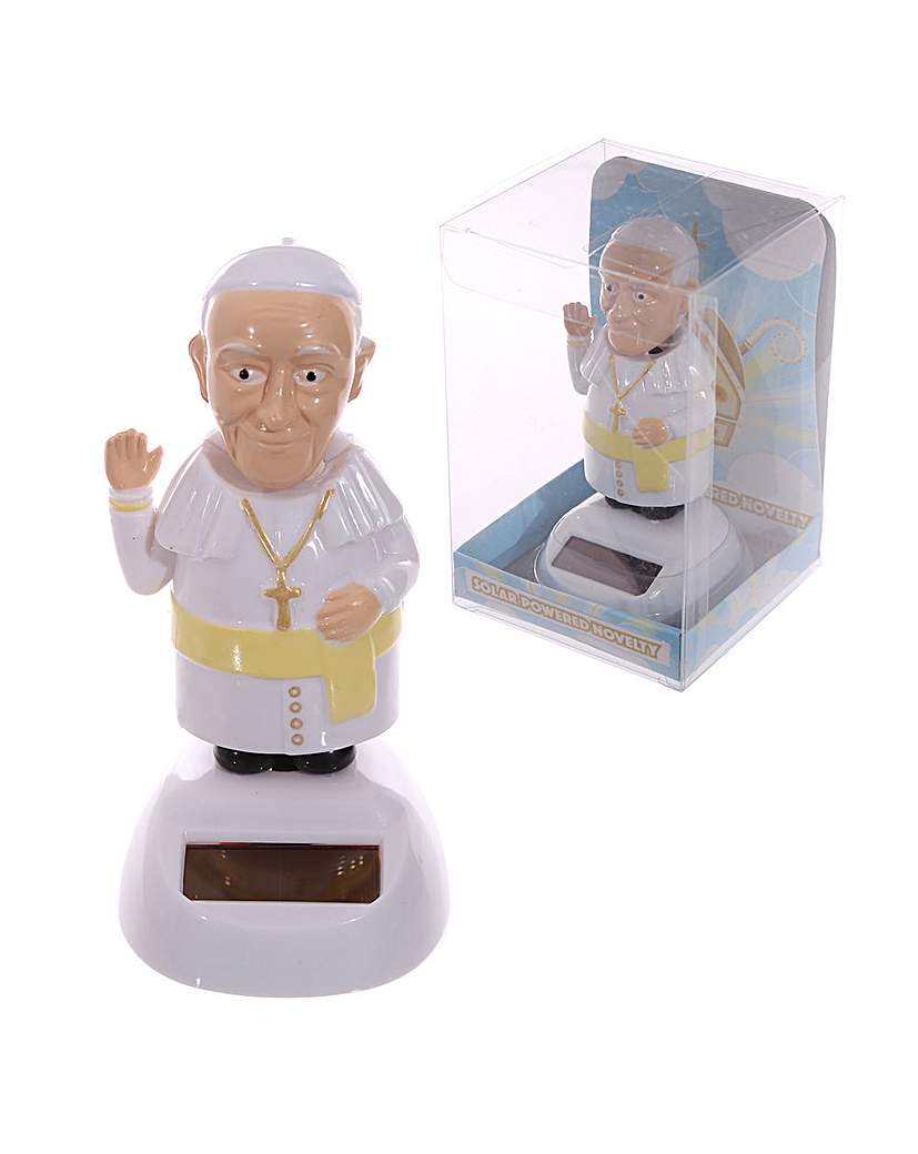 Novelty Solar Collectable - Pope Francis Novelty Solar Collectable - Pope Francis