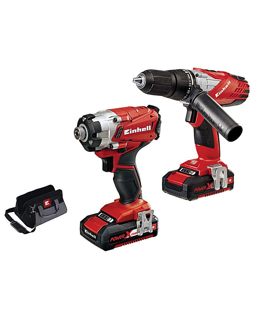 18v Li-ion Combi & Imp Driver Twin Pk 18v Li-ion Combi & Imp Driver Twin Pk