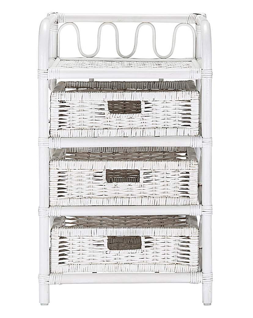 Wicker 3 Drawer Chest Wicker 3 Drawer Chest