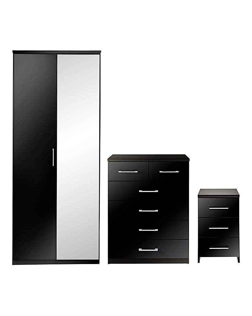 Riga Gloss 3 Piece Bedroom Package Riga Gloss 3 Piece Bedroom Package