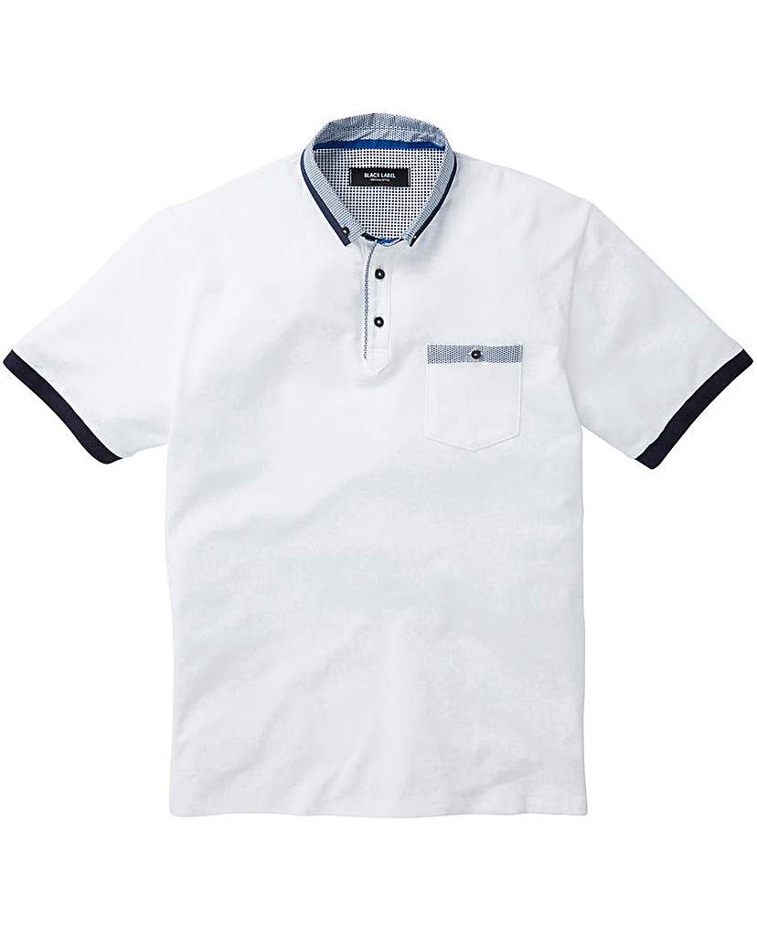 Black Label Pocket Trim Polo Regular Black Label Pocket Trim Polo Regular