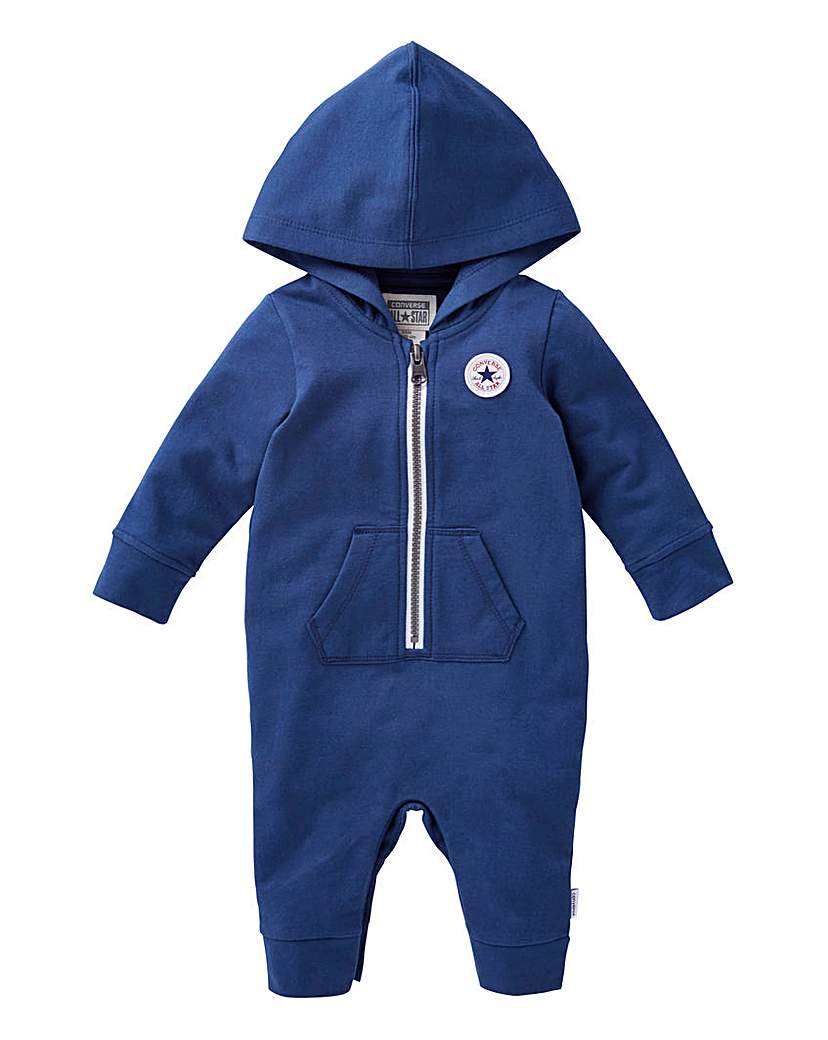 Converse Baby Boy Hooded Romper Converse Baby Boy Hooded Romper