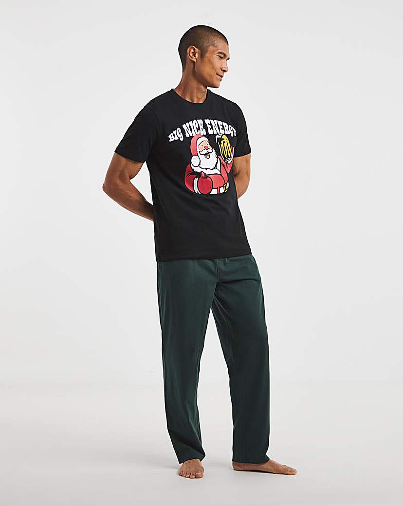 Big Nick Christmas Graphic Pyjama Set