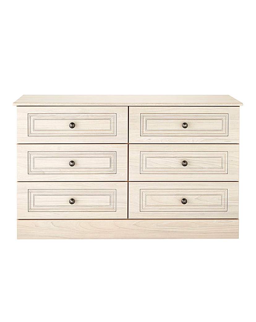 Aragon 6 Drawer Wide Chest Aragon 6 Drawer Wide Chest