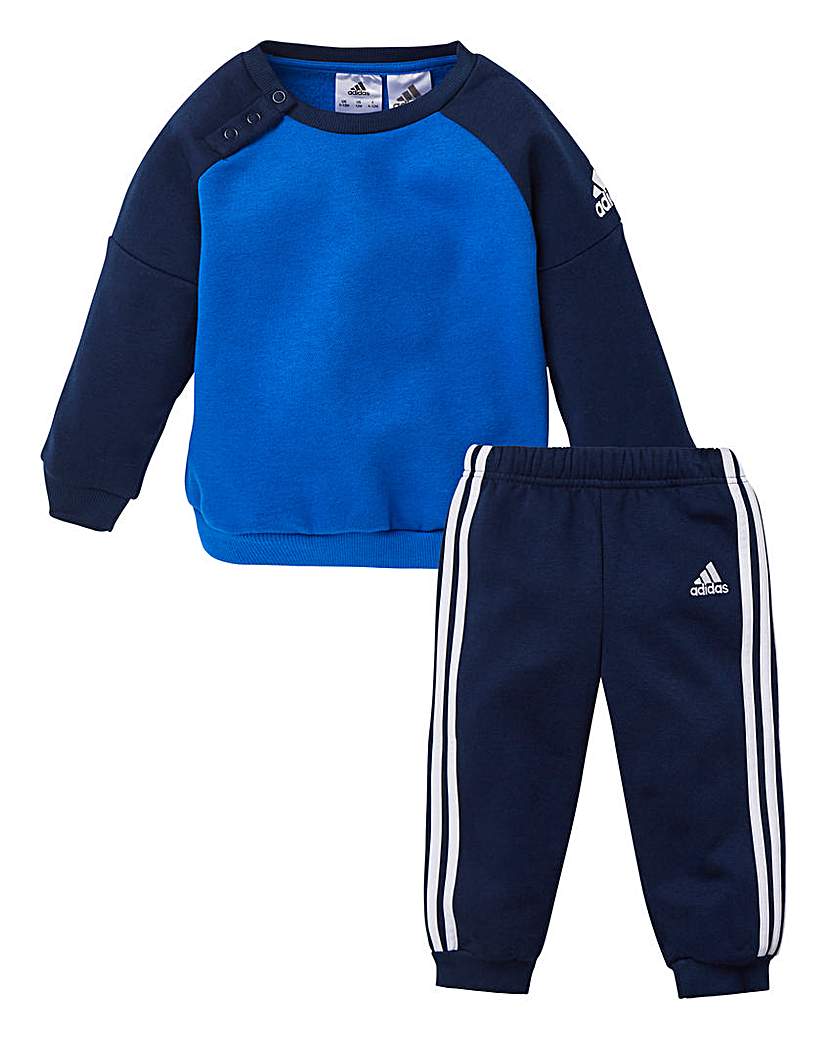 adidas Boys Infant Crew Sweat And Jogger adidas Boys Infant Crew Sweat And Jogger