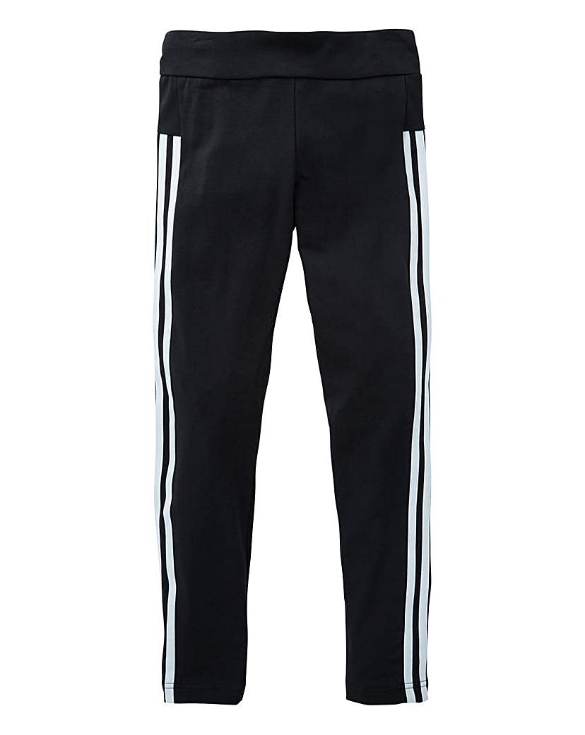 adidas Youth Girls 3 Stripe Tights adidas Youth Girls 3 Stripe Tights