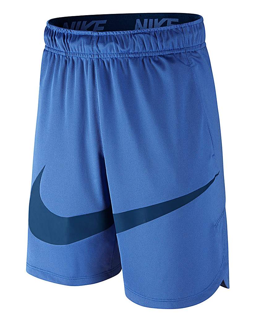 Nike Older Boys Blue Vent Swoosh Shorts Nike Older Boys Blue Vent Swoosh Shorts