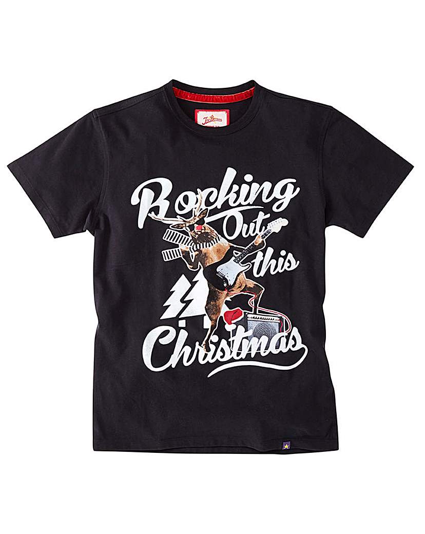 Joe Browns Rocking Out Christmas Tee Lon Joe Browns Rocking Out Christmas Tee Lon